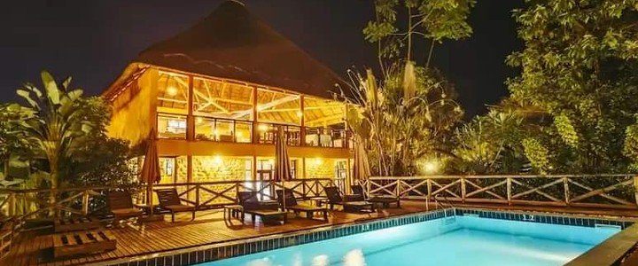 Luxury hotel in Kigali with a swimming pool