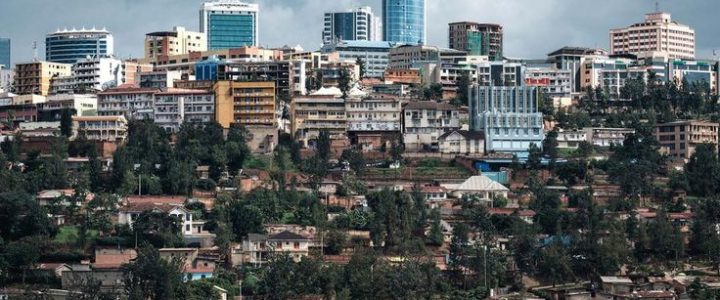 Panoramic view of Kigali City, Rwanda