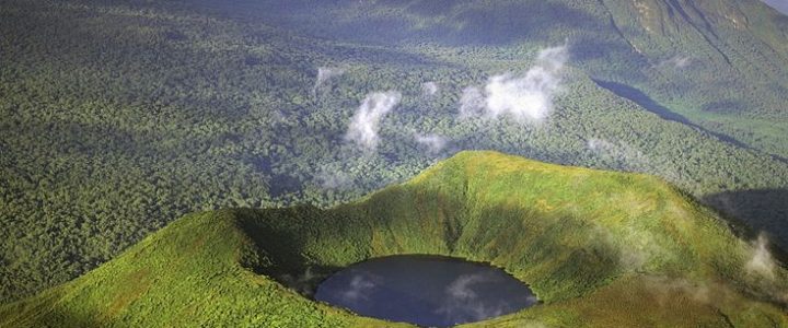 Mount Bisoke in Volcanoes National Park