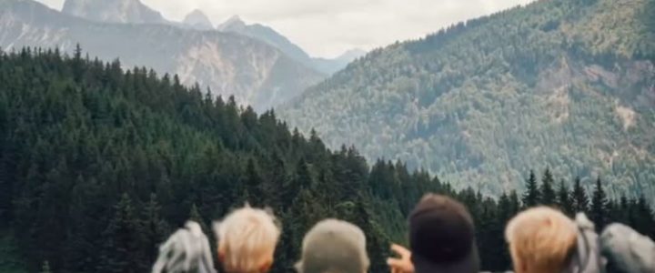 Family in the wilderness
